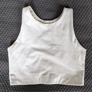 Girlfriend Collective Dylan Tank in Ivory, Size Small in good used condition